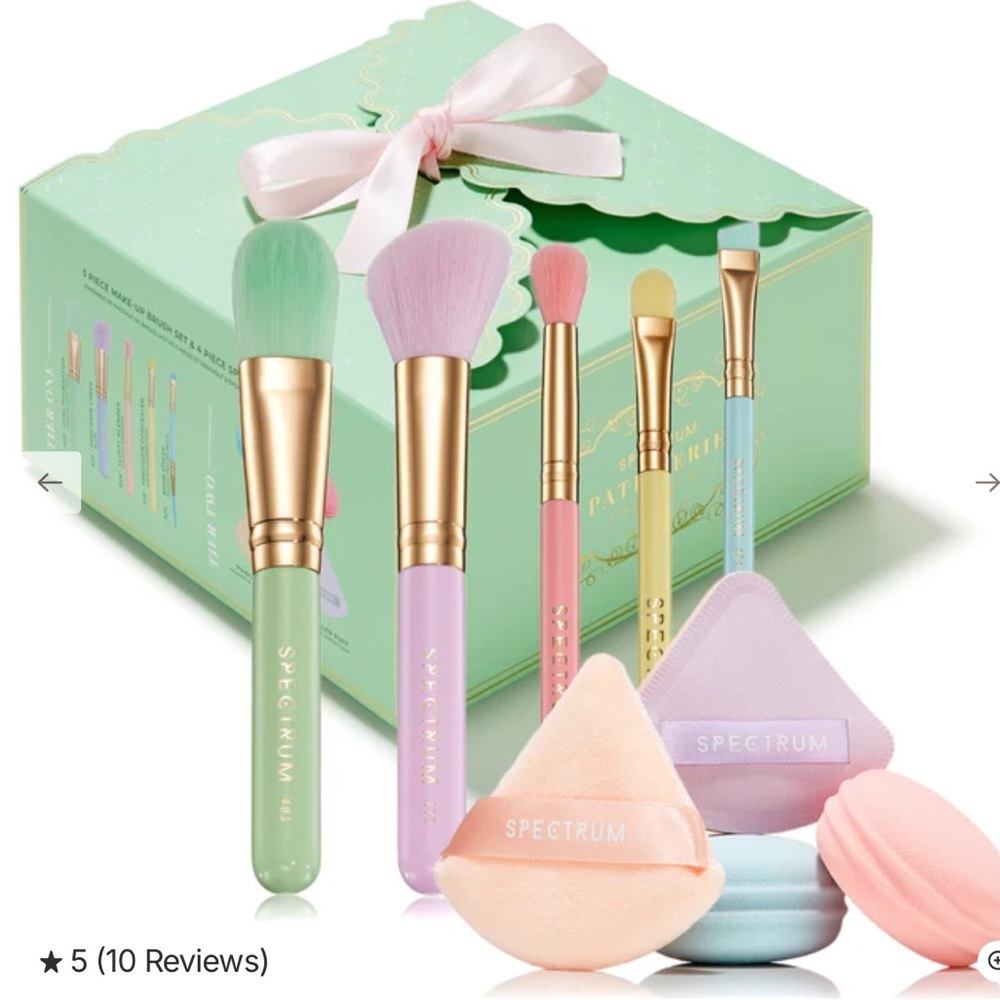 Spectrum Patisserie Pastel Makeup Brush Set